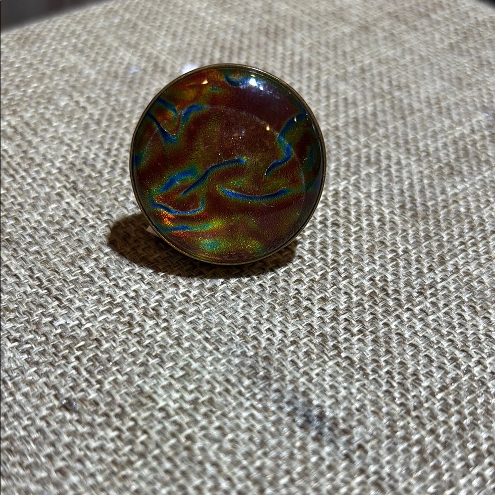 Charles Albert Alchemia Dicroic glass Ring